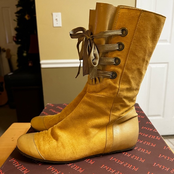 Anika Lace Boot Natural Khaki Crosta & Gorman 6.5 New in Box - Picture 11 of 13